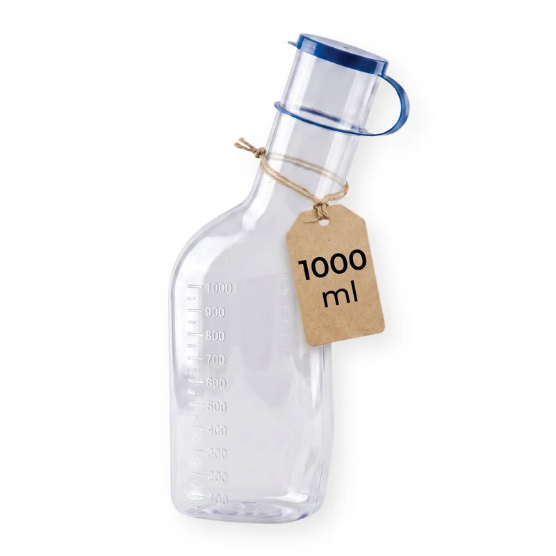 Medi-Inn Urinflasche PC 1000 ml, für Männer, glasklar
