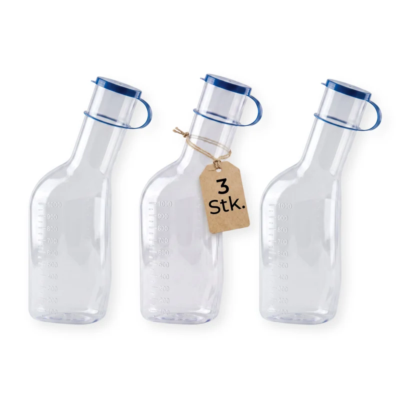 Medi-Inn Urinflasche PC 1000 ml, für Männer, glasklar