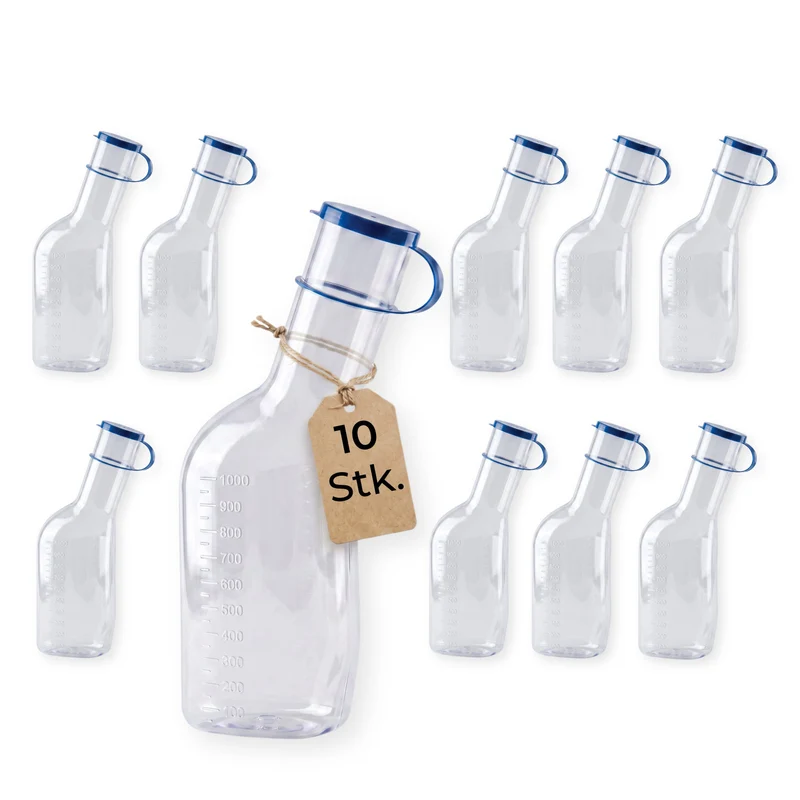 Medi-Inn Urinflasche PC 1000 ml, für Männer, glasklar