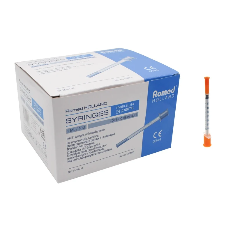 Romed Insulinspritzen U-40 steril 40 I.E. / 1ml