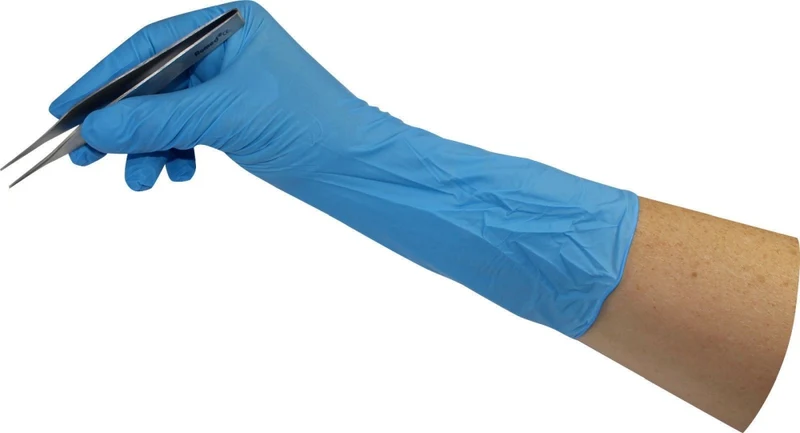 Medi-Inn Nitril blue long Einmalhandschuhe, blau, puderfrei
