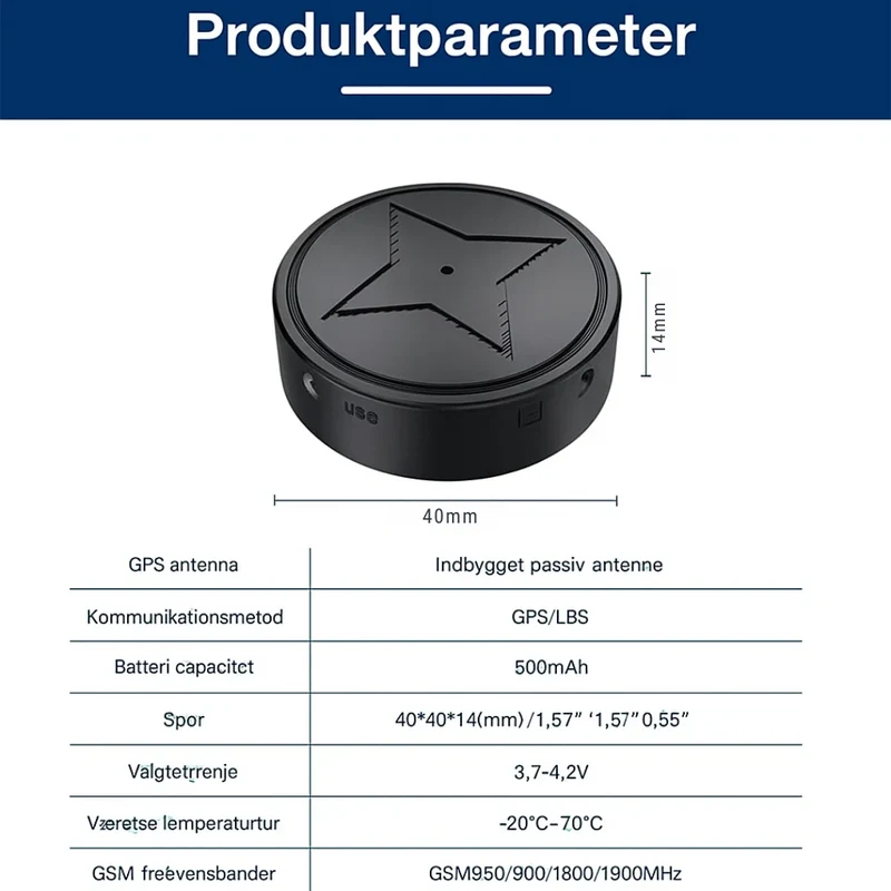 Geopod für Autos | Magnetischer Mini GPS-Tracker für Live-Überwachung