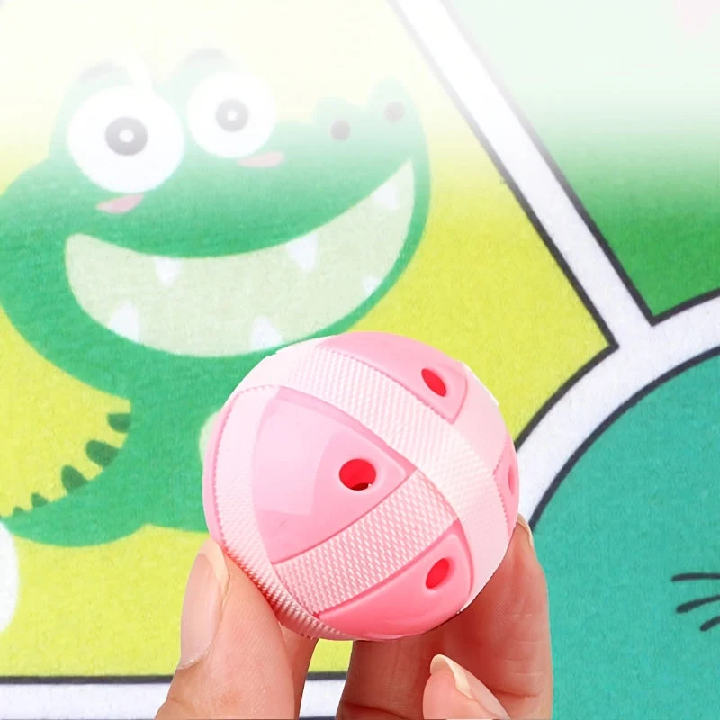 SkillDarts - Große doppelseitige Dartscheibe für Kinder mit Klebebällen und Zielspiel