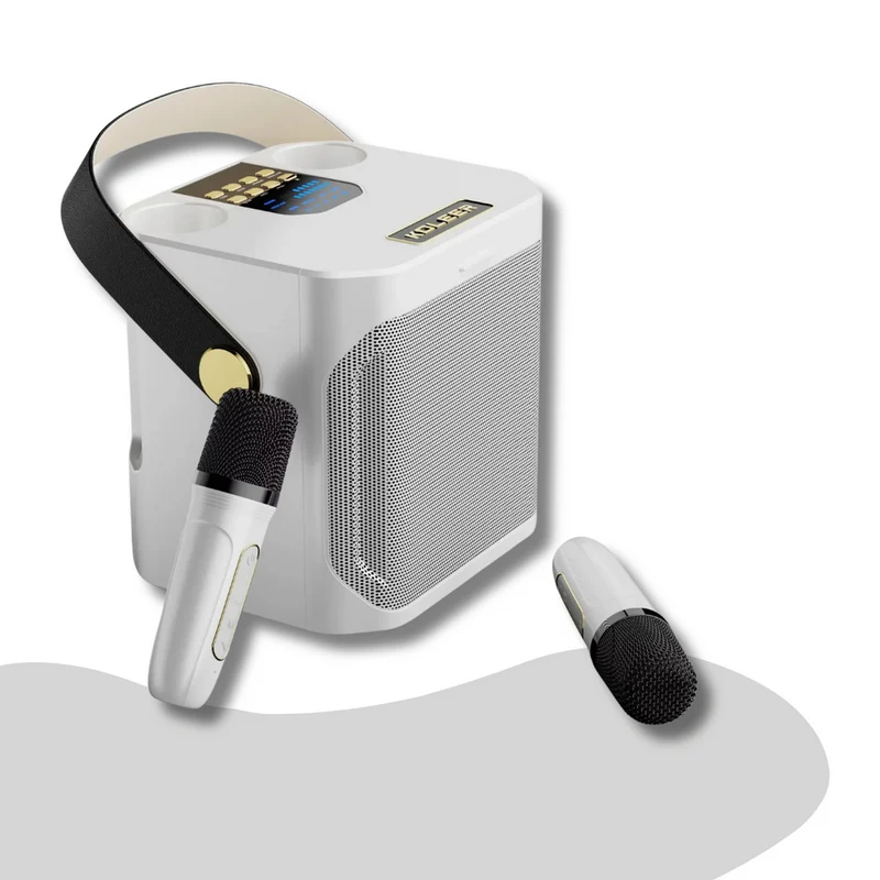 SoundBliss – Tragbarer Karaoke-Lautsprecher mit immersivem Sound und kabellosen Mikrofonen
