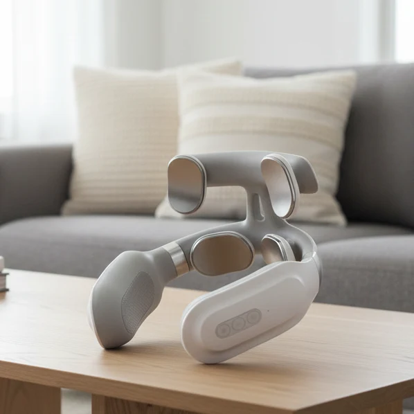 Luxus Nackenmassagegerät – 4-in-1 Nackenmassagegerät mit Wärme & Vibration