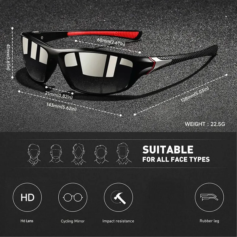 SOLARION – Sport-Sonnenbrille mit Polarisierenden Gläsern & UV400 Schutz