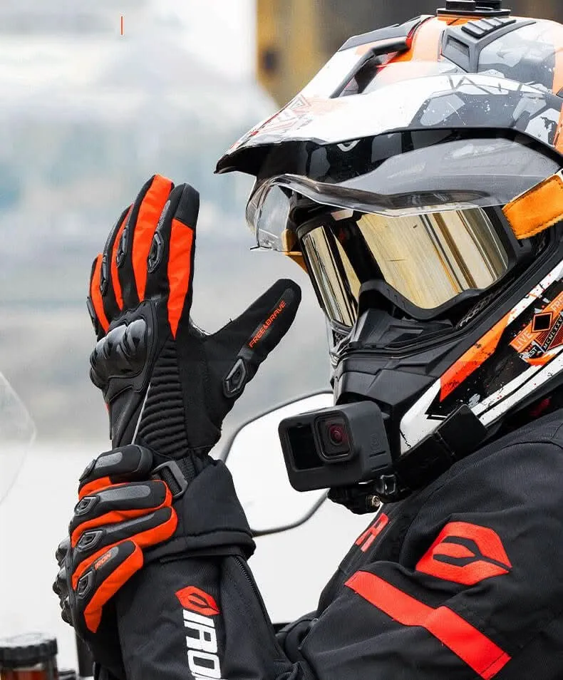 Thermo Grip – Wasserdichte, isolierte Motorradhandschuhe für Winterfahrten