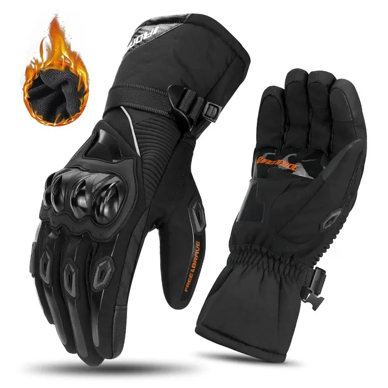 Thermo Grip – Wasserdichte, isolierte Motorradhandschuhe für Winterfahrten