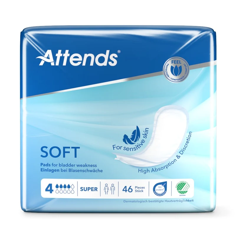 Attends Soft 4 Super Einlagen 46er Pack