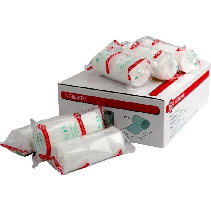 Noba Nobafix elastische Fixierbinden Mullbinden in Folie | Spar-Set: 3 x 20 = 60 Stück