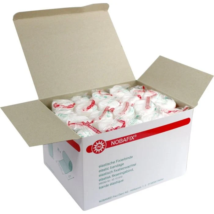Noba Nobafix elastische Fixierbinden Mullbinden in Folie | Spar-Set: 3 x 20 = 60 Stück