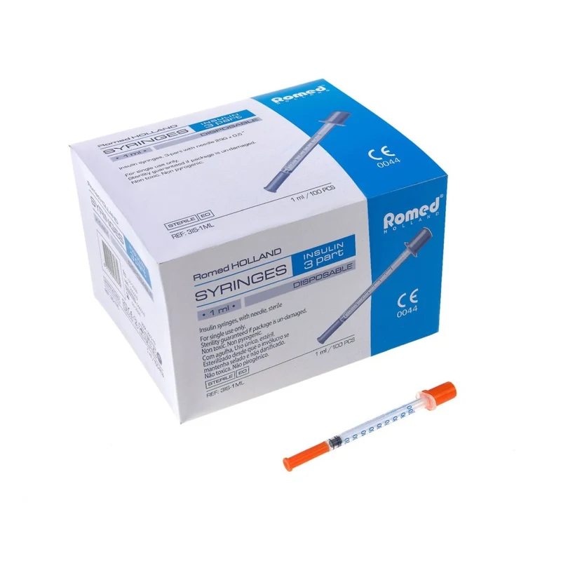 Romed Insulinspritzen U-100 steril 100 I.E. / 1ml