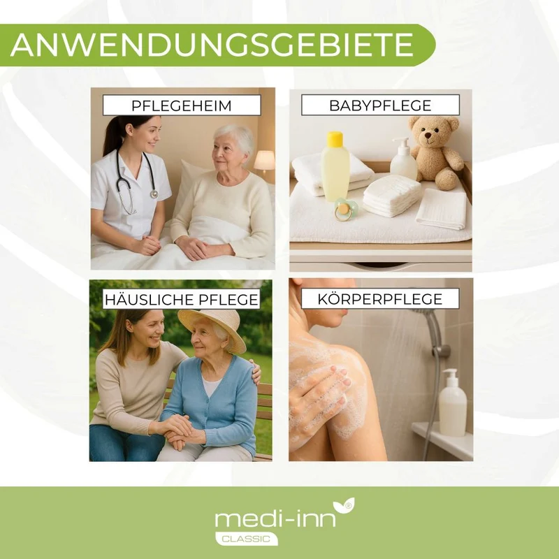 Medi-Inn Einmal-Waschhandschuhe Airlaid, mit PE-Beschichtung, 22 x 16 cm, hellblau