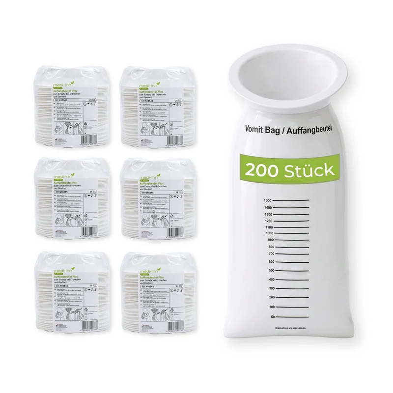 Medi-Inn Brechbeutel mit Mundstück 25er Pack