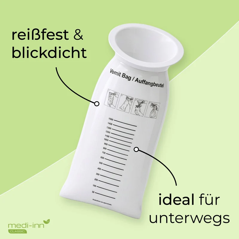 Medi-Inn Brechbeutel mit Mundstück 25er Pack
