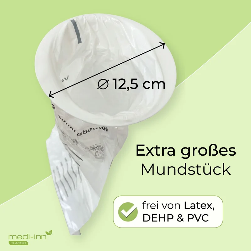 Medi-Inn Brechbeutel mit Mundstück 25er Pack
