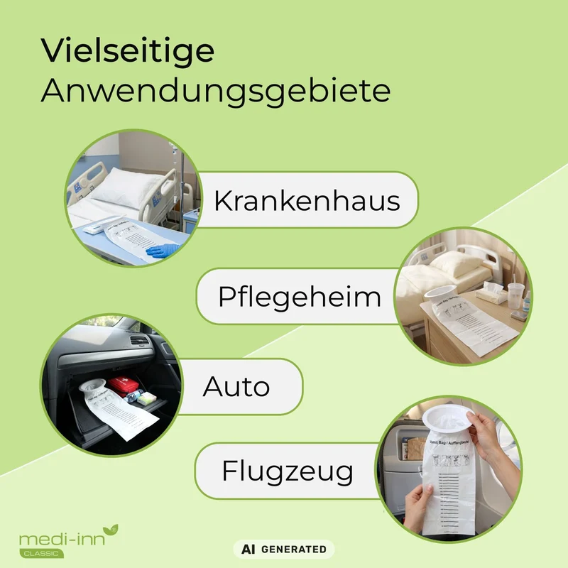 Medi-Inn Brechbeutel mit Mundstück 25er Pack