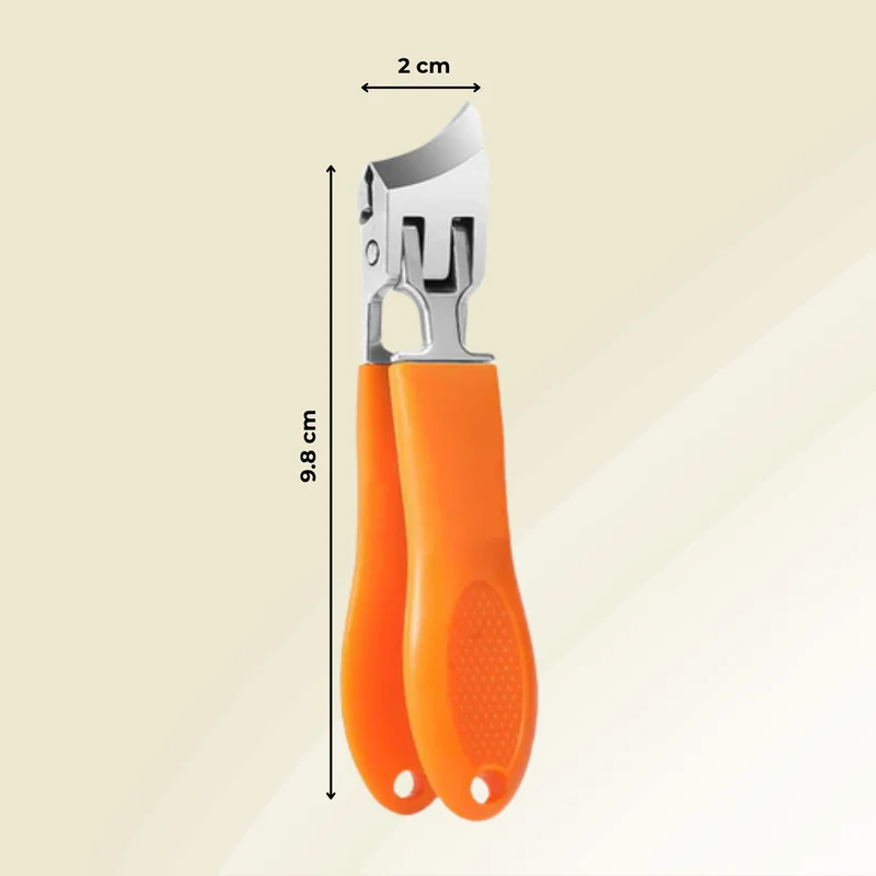 Nagelknipser WideTrim | Extra Breite Schneideöffnung | Anti-Spritz Design | Rostfreier Stahl