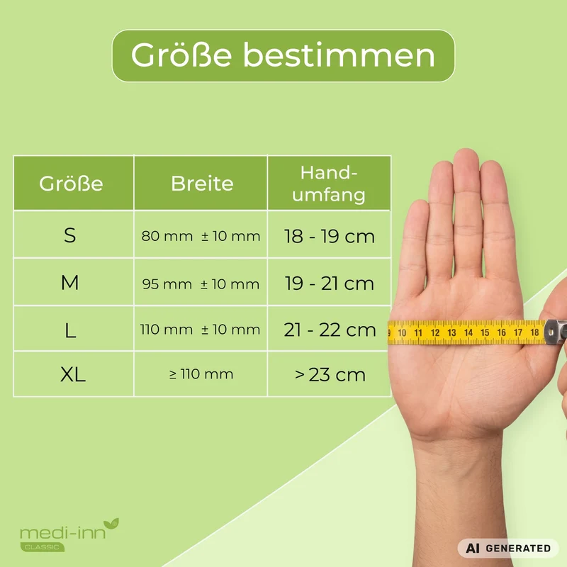 Medi-Inn Nitril Orange Einmalhandschuhe, puderfrei