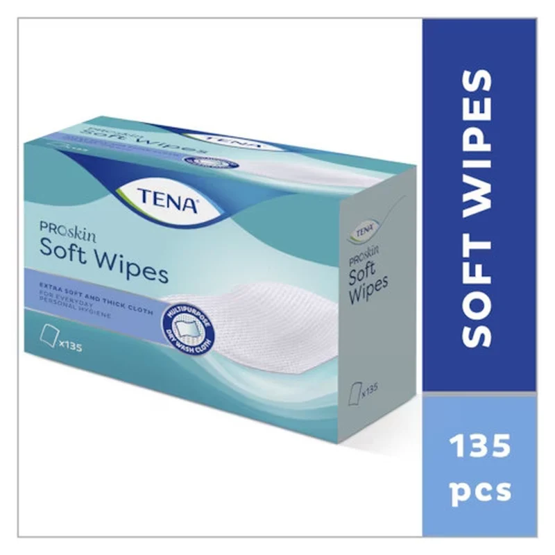TENA ProSkin Soft Wipes, 30 x 32 cm