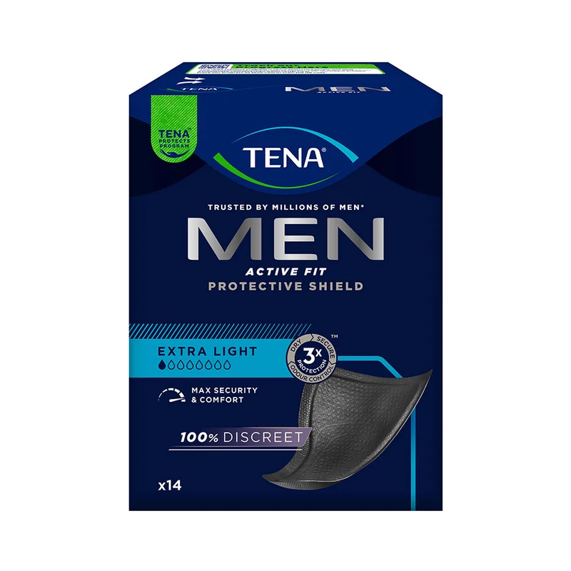 TENA Men Active Fit Level 0 Inkontinenzeinlagen, 14 Stück