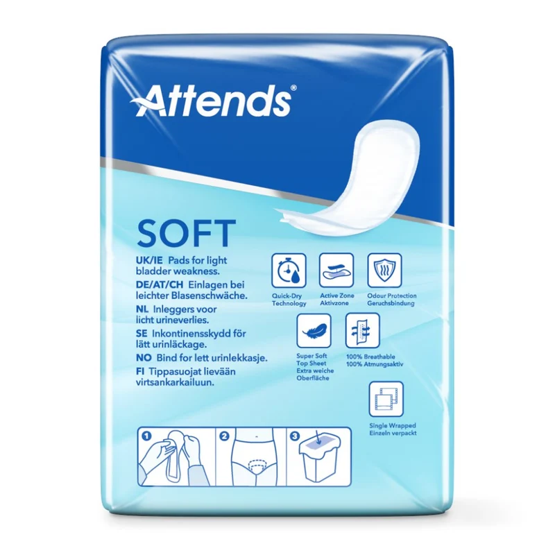 Attends Soft 2 Normal Einlagen 12er Pack
