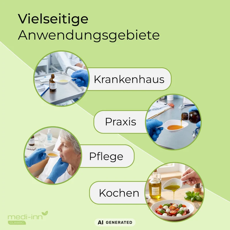 Medi-Inn Einnehmelöffel Medizinlöffel weiß