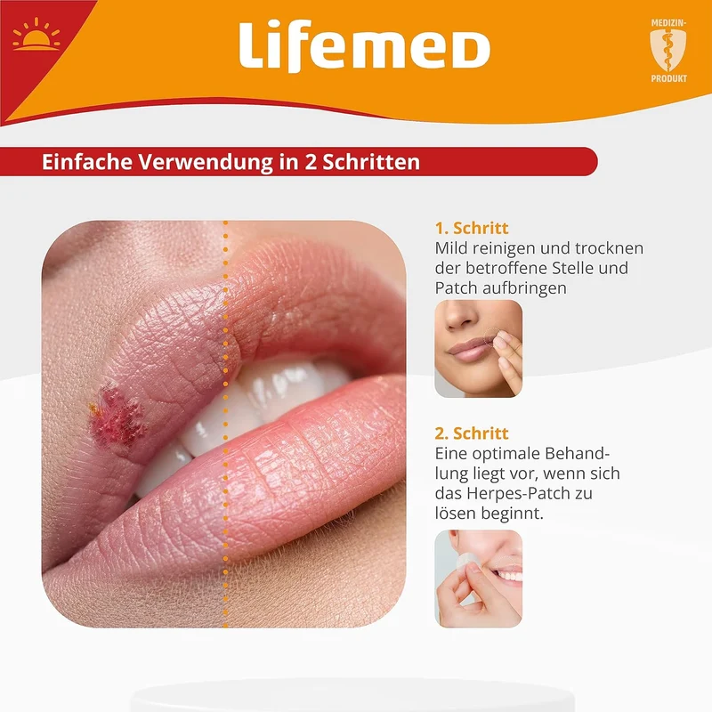 Lifemed Herpes-Patches transparent