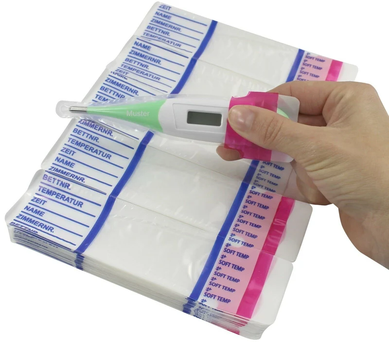Softtemp Digital Schutzhüllen ohne Gleitmittel für Fieberthermometer