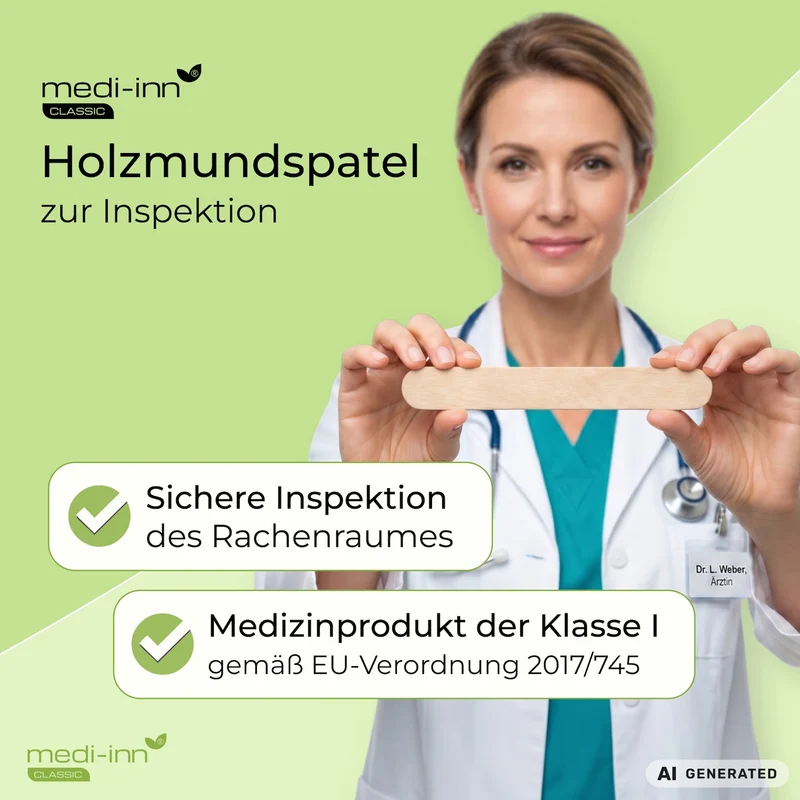 Medi-Inn Mundspatel aus Holz