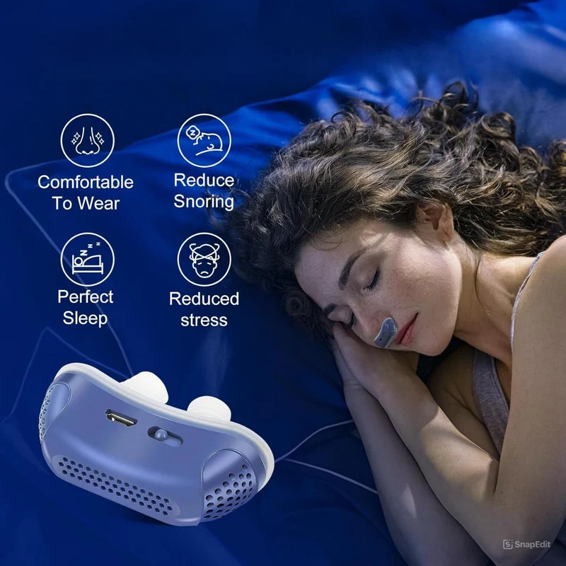 Micro CPAP Schlafgerät – Tragbares maskenfreies Gerät für besseren Schlaf