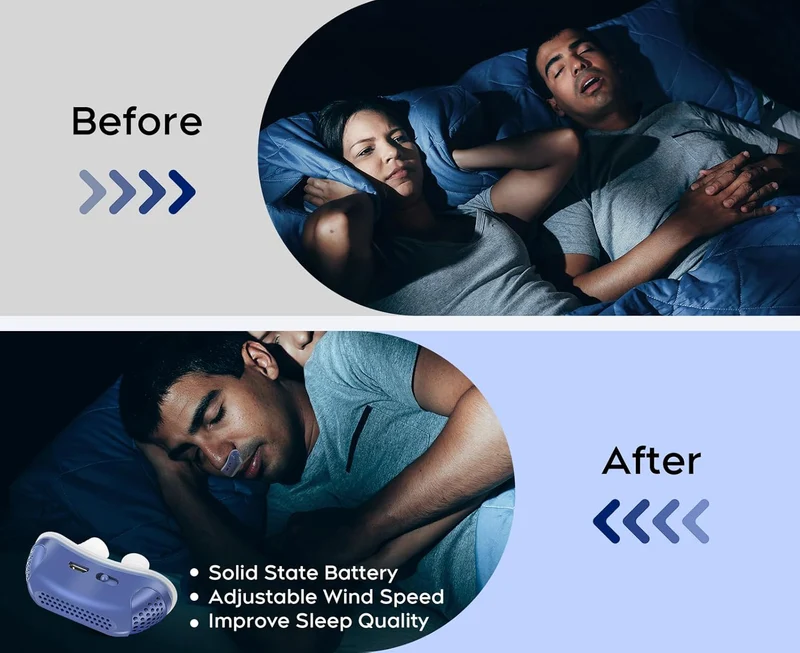 Micro CPAP Schlafgerät – Tragbares maskenfreies Gerät für besseren Schlaf