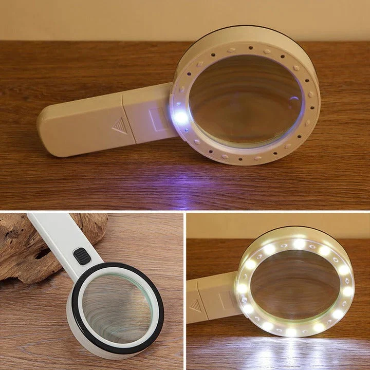 Luminex | Präzisions 30X LED Lupe mit Licht für detaillierte Inspektion
