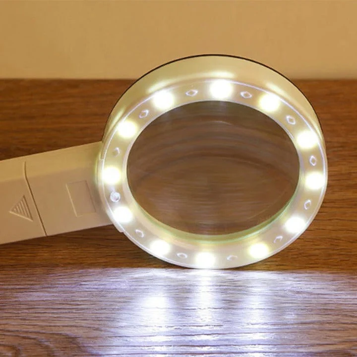Luminex | Präzisions 30X LED Lupe mit Licht für detaillierte Inspektion