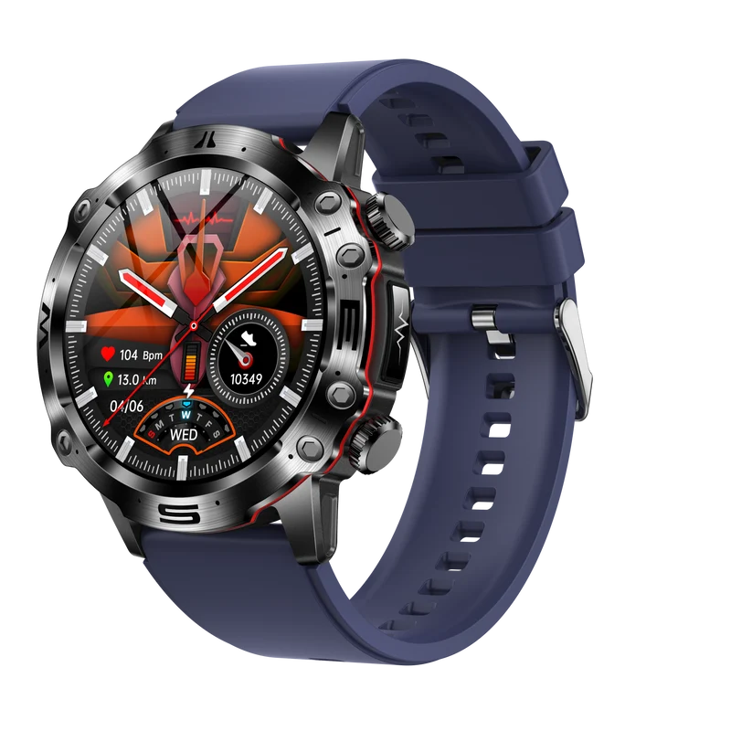 KL482 Smartwatch – AMOLED-Display | Herzfrequenz-, Blutsauerstoff- und Blutdruckmessung
