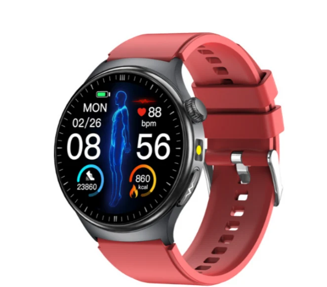 KL482 Smartwatch – AMOLED-Display | Herzfrequenz-, Blutsauerstoff- und Blutdruckmessung