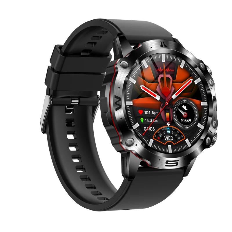 KL482 Smartwatch – AMOLED-Display | Herzfrequenz-, Blutsauerstoff- und Blutdruckmessung