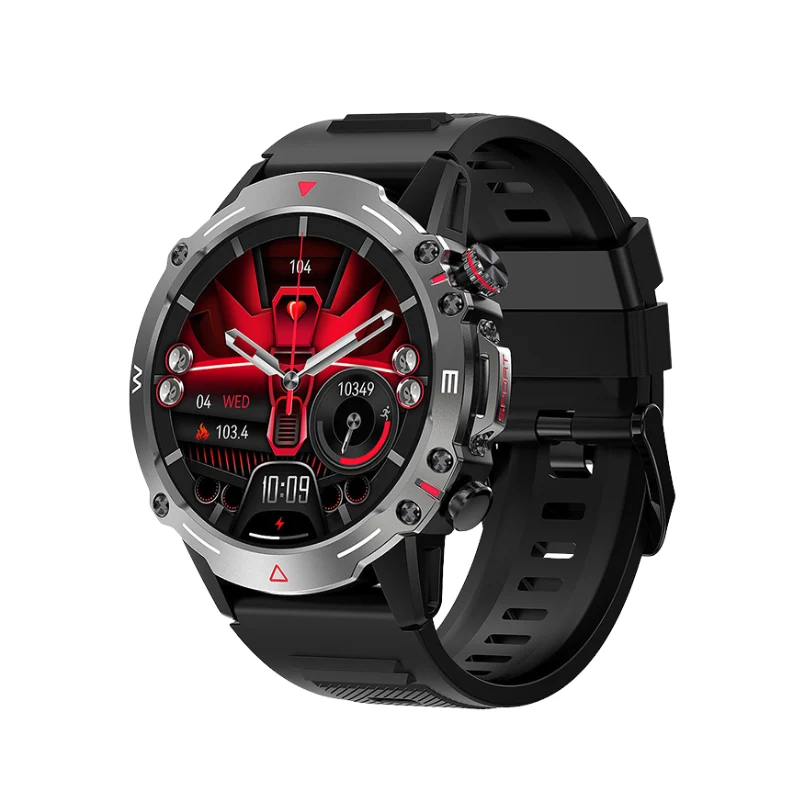 KL482 Smartwatch – AMOLED-Display | Herzfrequenz-, Blutsauerstoff- und Blutdruckmessung
