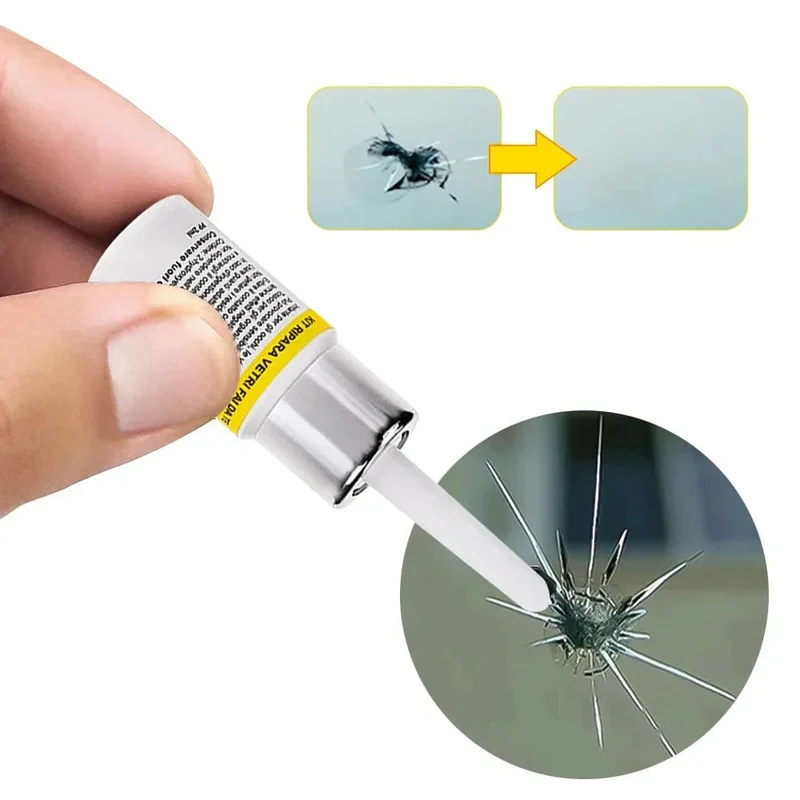 Komplettes Set zur Reparatur von Glasschäden ohne Risse Lösung für beschädigte Scheiben