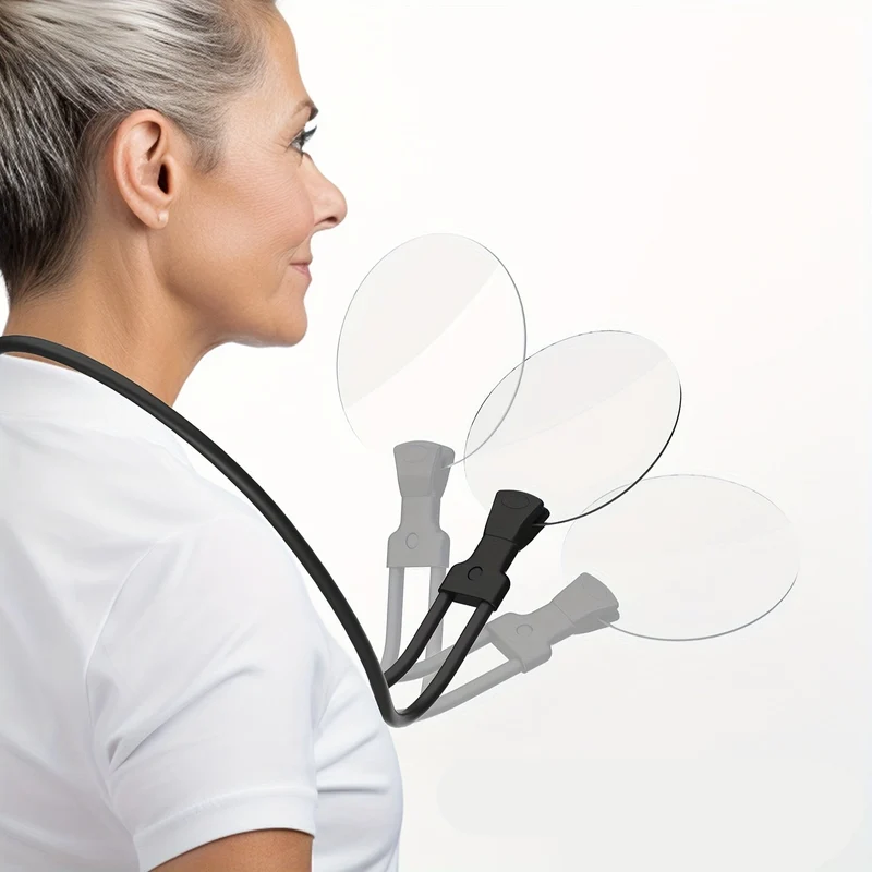 Ergonomische 5X Lupe mit verstellbarem Schwanenhals – ideal zum Lesen und für präzise Arbeiten