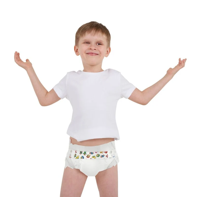 Kiwisto Kids Kinderwindeln, Premium Protection, 3-8 Jahre, 22+ kg, 55 - 66 cm Hüftumfang