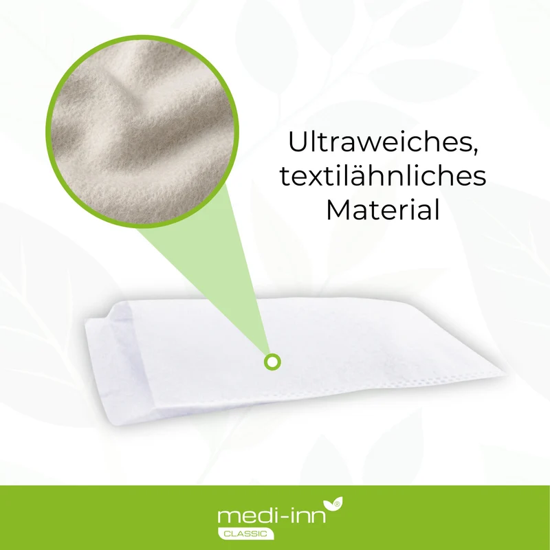 Medi-Inn Einmal-Waschhandschuhe Molton, 15 x 22 cm, 100er Packung