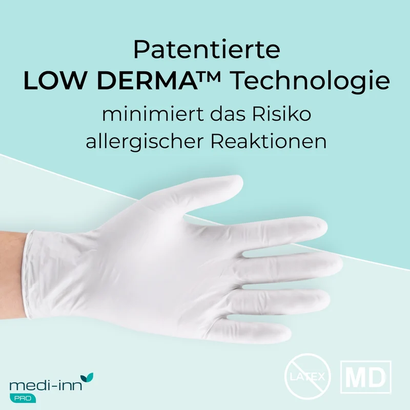 Medi-Inn PRO Clinic Perfect White Nitril-Einmalhandschuhe, weiß, puderfrei
