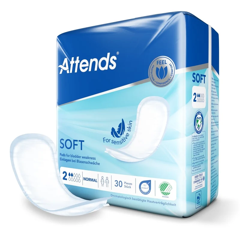 Attends Soft 2 Normal Einlagen 30er Pack