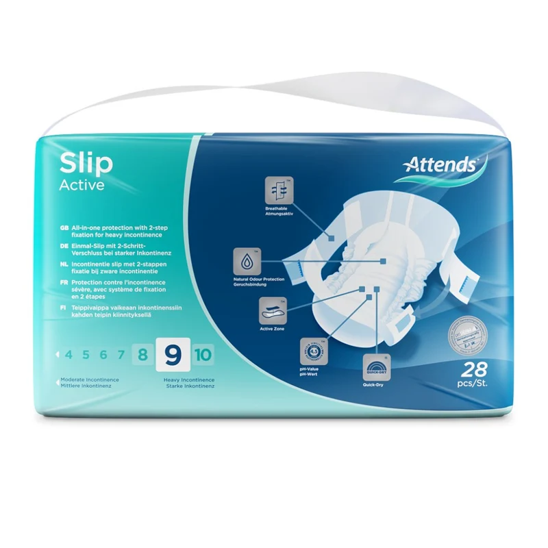Attends Slip Active 9 All-In-One-Slips Medium, 28 Stück