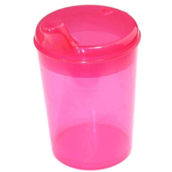 Medi-Inn Schnabelbecher 250 ml Praktisches Set: 5 Unterteile mit 10 Deckeln