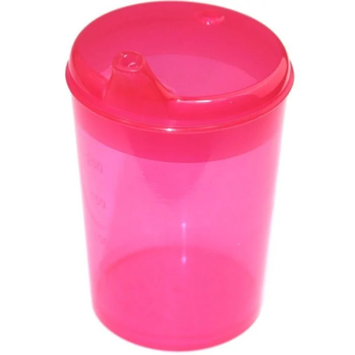 Medi-Inn Schnabelbecher 250 ml Praktisches Set: 5 Unterteile mit 10 Deckeln