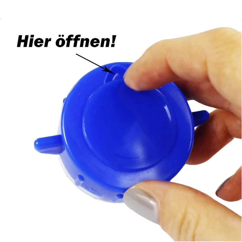 Medi-Inn Tablettencrusher, Tablettenmörser, blau