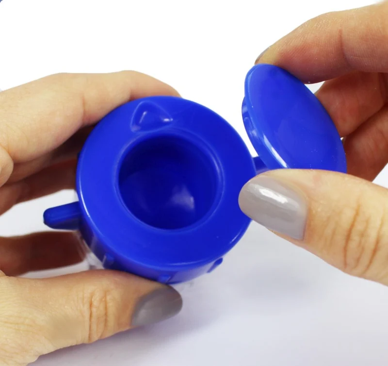 Medi-Inn Tablettencrusher, Tablettenmörser, blau