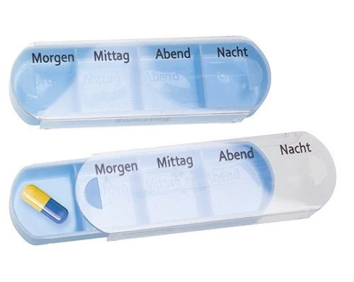 Lifemed Wochendispenser Pillenbox 7-Tage 12,8 cm x 11,2 cm x 4,2 cm